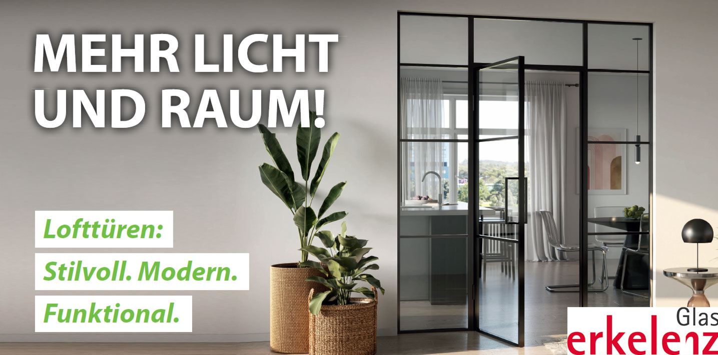 eine moderne Lofttür von Erkelenz im Wohnraum